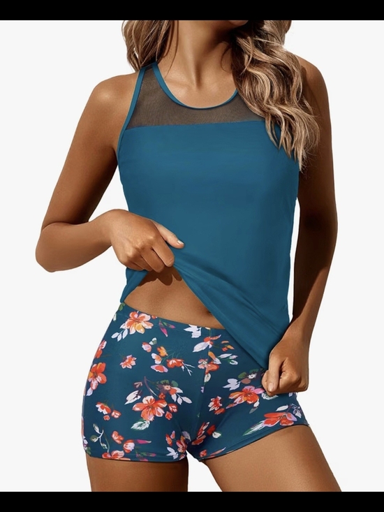 Yonique Other - Yonique Athletic Tankini with Shorts #1419